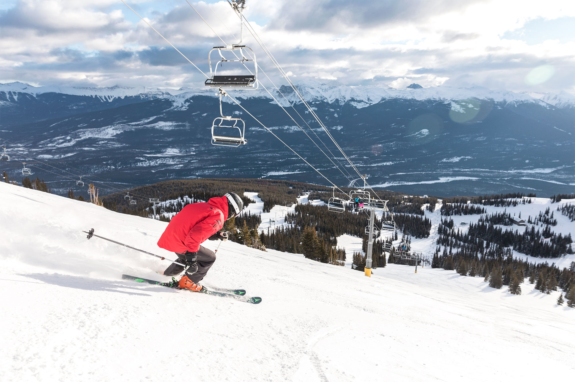 Skiën bij Marmot Basin